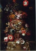 Floral, beautiful classical still life of flowers.126